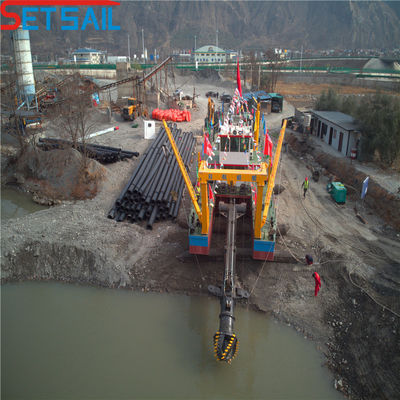 1100m3 Capacità 24 inch Cutter Suction River Sand Dredger con politica di rimborso di 30 giorni