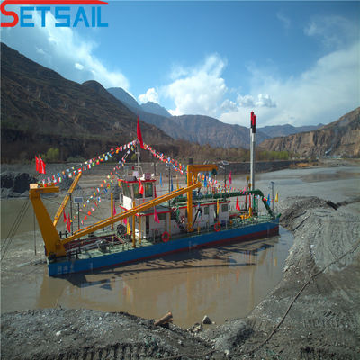 1100m3 Capacità 24 inch Cutter Suction River Sand Dredger con politica di rimborso di 30 giorni