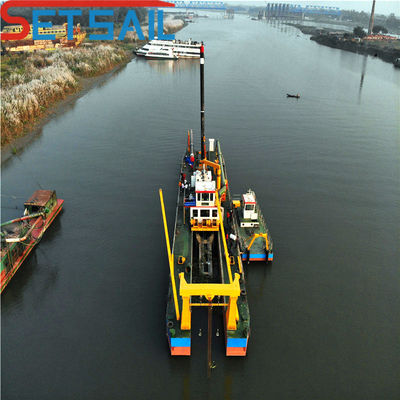 1100m3 Capacità Siemens PLC River Sand Dredger Nave per le vostre esigenze di produzione di sabbia