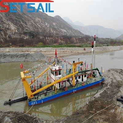 1100m3 Capacità Siemens PLC River Sand Dredger Nave per le vostre esigenze di produzione di sabbia