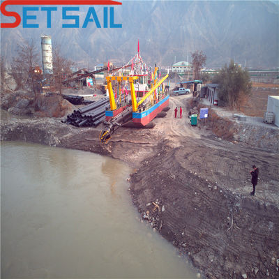 1100m3 Capacità Siemens PLC River Sand Dredger Nave per le vostre esigenze di produzione di sabbia