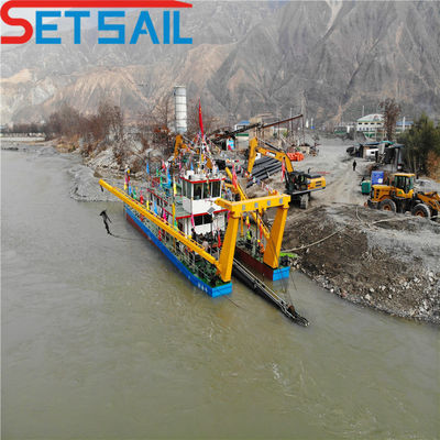 1100m3 Capacità Siemens PLC River Sand Dredger Nave per le vostre esigenze di produzione di sabbia
