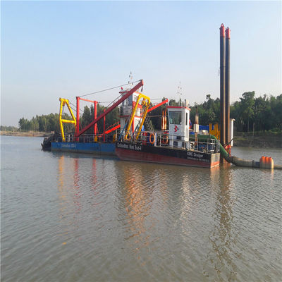 Siemens PLC System 25m Max Dredging Cutter Suction Sand Dredger per il dragaggio della sabbia