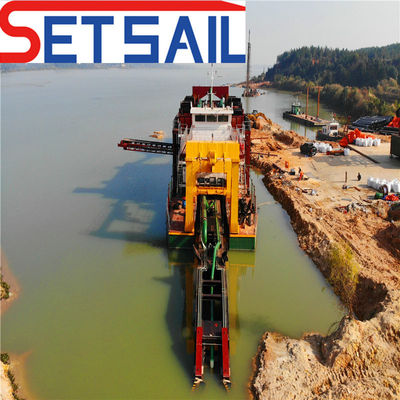 6 chilometri Distanza massima di scarico Tagliatore Aspirazione Dredger di sabbia fluviale con pompa di sabbia