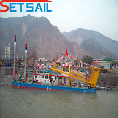 Hydrocyclone 26 Inch River Sand Dredging Boat con 6000 metri cubi di flusso d'acqua all'ora