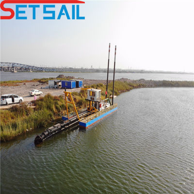 18&quot;-26&quot; HDPE diametro Cutter Suction Dredger per profondità di dragaggio 0,5-30 metri progettato