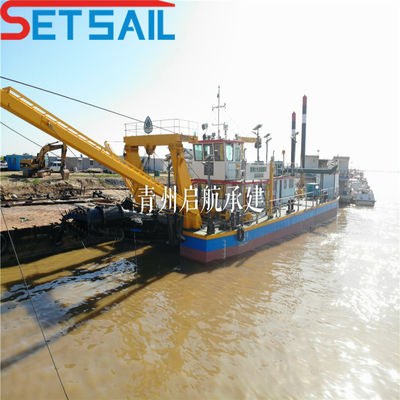 18&quot;-26&quot; HDPE diametro Cutter Suction Dredger per profondità di dragaggio 0,5-30 metri progettato