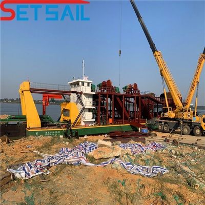 ISO Gold Cutter Suction Dredger Dredging Machine con e servizio post-vendita permanente