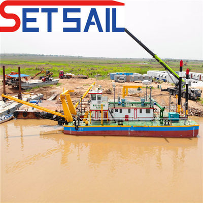 Dredger di sabbia e ghiaia Tagliatore di aspirazione Dredger di dragaggio profondità 0,5 Meter 30 Meter Opzione