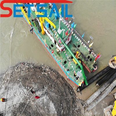 70 Paesi' Set Sail Cutter Suction Dredger con distanza di scarico di 100m-6000m