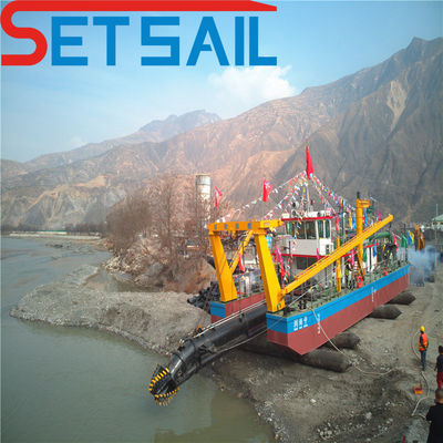 70 Paesi' Set Sail Cutter Suction Dredger con distanza di scarico di 100m-6000m