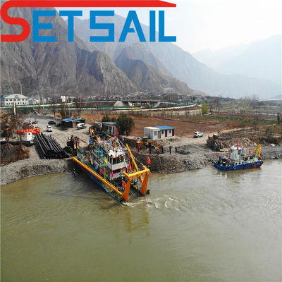 70 Paesi' Set Sail Cutter Suction Dredger con distanza di scarico di 100m-6000m