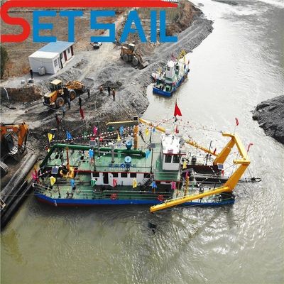 70 Paesi' Set Sail Cutter Suction Dredger con distanza di scarico di 100m-6000m