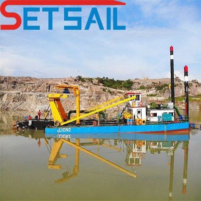 Scavatrice a aspirazione con testa di taglio di 2100 mm di diametro e motore principale Cummins Weichai