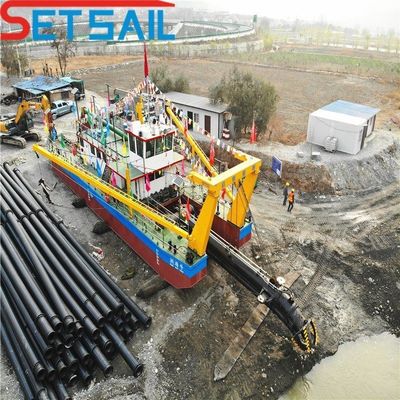 Nave da dragaglio da 26 pollici con potente pompa di sabbia ad aspirazione per taglio idraulico US 250000 / set