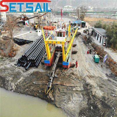 Nave da dragaglio da 26 pollici con potente pompa di sabbia ad aspirazione per taglio idraulico US 250000 / set
