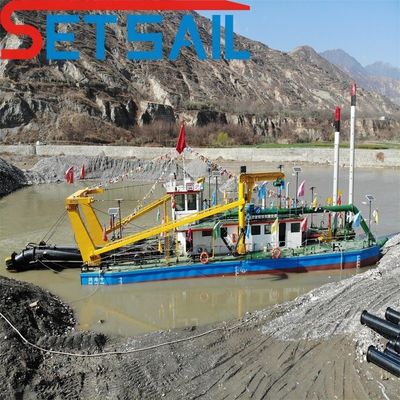 1200 metri cubi all'ora Tagliatore Aspirazione di fiume dragatore di sabbia per fiumi di navigazione interna