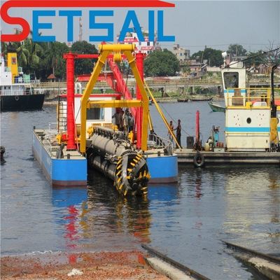 1200 metri cubi all'ora Tagliatore Aspirazione di fiume dragatore di sabbia per fiumi di navigazione interna