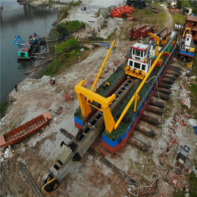 Soluzione del progetto di dragaggio Dredger ad aspirazione a taglio personalizzato con profondità di dragaggio da 4m a 25m
