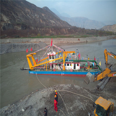 Dredger a motore diesel Cumins per l'estrazione di sabbia d'oro 400 a 20000 metri cubi di flusso d'acqua