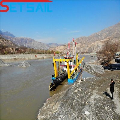 Lunghezza totale 38 m Scavatrice di sabbia con motore diesel e flusso idraulico