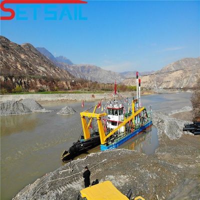 Lunghezza totale 38 m Scavatrice di sabbia con motore diesel e flusso idraulico