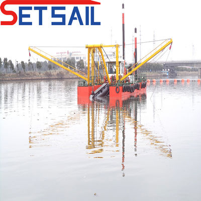 Dredger di sabbia da 20 pollici con pompa di aspirazione a taglio aumenta la produttività del dragaggio