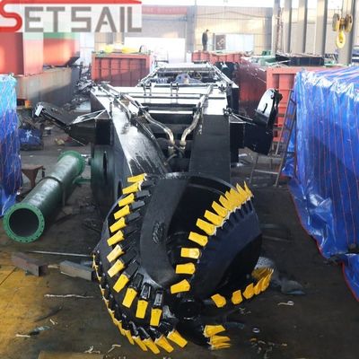Sistema Siemens PLC 4000m3 Tagliatore di flusso d'acqua Scavatrice di aspirazione con pompa di fanghi tipo Wn500