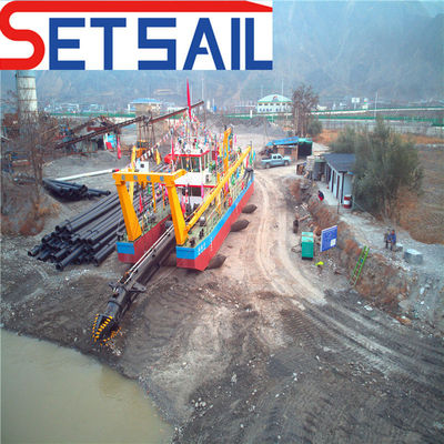 Mini-sand/mud cutter, dragaggio ad aspirazione/nave/nave/barca per dragaggio fluviale/lagaro/marino