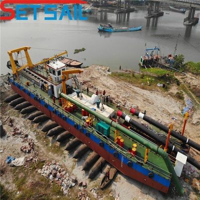 39 m Lunghezza totale 20 pollici Flusso d'acqua 5000 m3 Tagliatore Scavatrice con motore diesel
