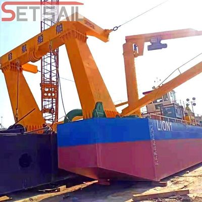 Dredger idraulico a motore diesel per le operazioni di dragaggio di sabbia fluviale e fango