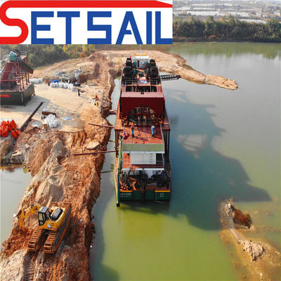 Motore diesel Cummins River Lake Port Reservoir Inland Waterway Cutter Suction Dredger