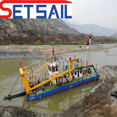 Dredger a aspirazione a taglio con potenza della testa di taglio personalizzata da 30 Kw a 800 Kw e motore diesel