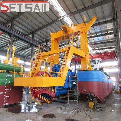 Dredger di aspirazione da 18 pollici con lunghezza totale di 38 m Sistema PLC Siemens
