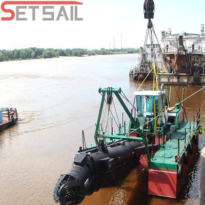 Dredger di aspirazione da 18 pollici con lunghezza totale di 38 m Sistema PLC Siemens