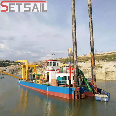 Tagliatore di sabbia fluviale Scavatrice ad aspirazione con set di motore idraulico
