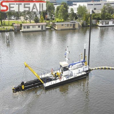 Tagliatore di sabbia fluviale Scavatrice ad aspirazione con set di motore idraulico