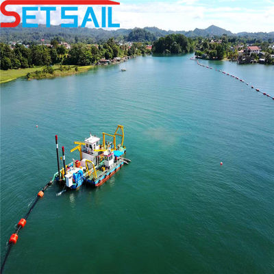 Dredger idraulico per sabbia personalizzato con motore diesel Caterpillar 180 tonnellate