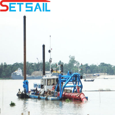 Dredger idraulico per sabbia personalizzato con motore diesel Caterpillar 180 tonnellate