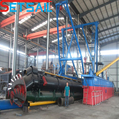 Dredger idraulico per sabbia personalizzato con motore diesel Caterpillar 180 tonnellate