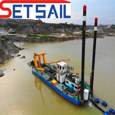 1500m Distanza di scarico 18 pollici Cutter Suction Dredger per il lavoro di dragaggio marino