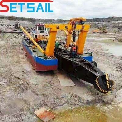 Peso totale 28-1000 t 12 pollici motore diesel tagliabagno per aspirazione per sabbia