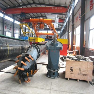 Personalizzazione Motore Diesel Cutter Suction Dredging Sand Machinery con Anchor Boom