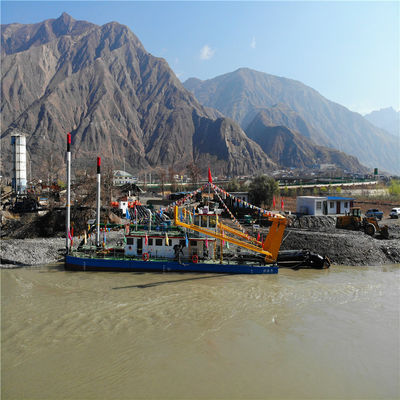 Personalizzazione Motore Diesel Cutter Suction Dredging Sand Machinery con Anchor Boom