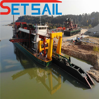 Dredger di sabbia ad alta pressione a motore diesel con altezza e motore di 2,25 m