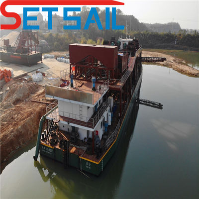 Dredger di sabbia ad alta pressione a motore diesel con altezza e motore di 2,25 m