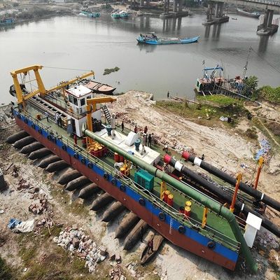 Peso totale 28-1000 t Rexroth pompa idraulica tagliaaspiratore Macchine per la dragatura della sabbia