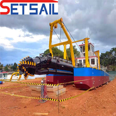 Dredger a pompa di sabbia fluviale da 18 pollici per il sud-est asiatico 1137kw Potenza del motore principale