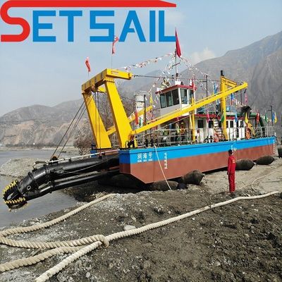 230000.000kg Stock Cutter Suction Dredger con motore diesel e profondità di dragaggio di 15 m