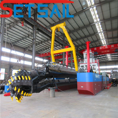 230000.000kg Stock Cutter Suction Dredger con motore diesel e profondità di dragaggio di 15 m